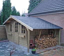 Woodford houtskeletbouw tuinhuis Chicago 450x500