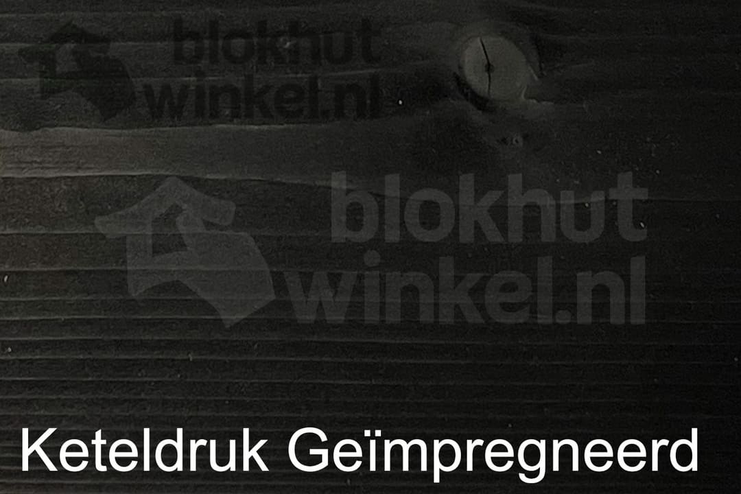 Woca exterior Woodoil Zwart 3,0L ACTIE op keteldruk geimpregneerd hout