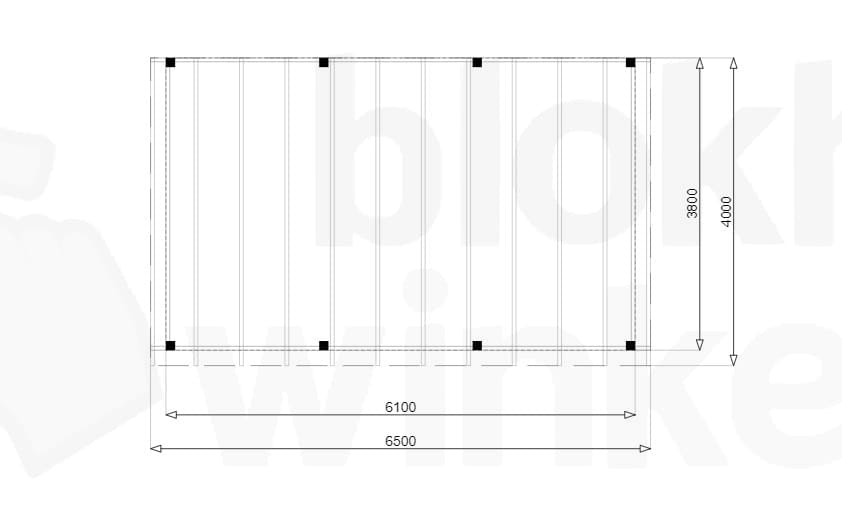 Plattegrond Douglas Overkapping Budget 650x400