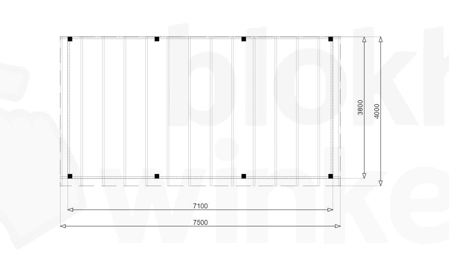 Plattegrond Douglas Overkapping Budget 750x400