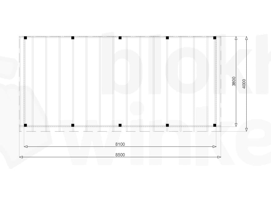 Plattegrond Douglas Overkapping Budget 850x400