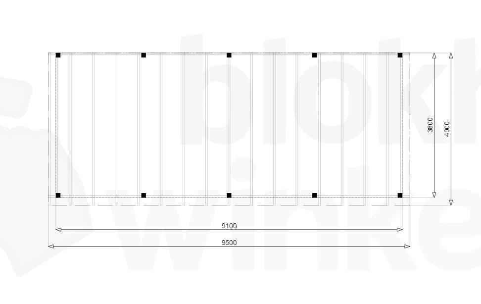Plattegrond Douglas Overkapping Budget 950x400