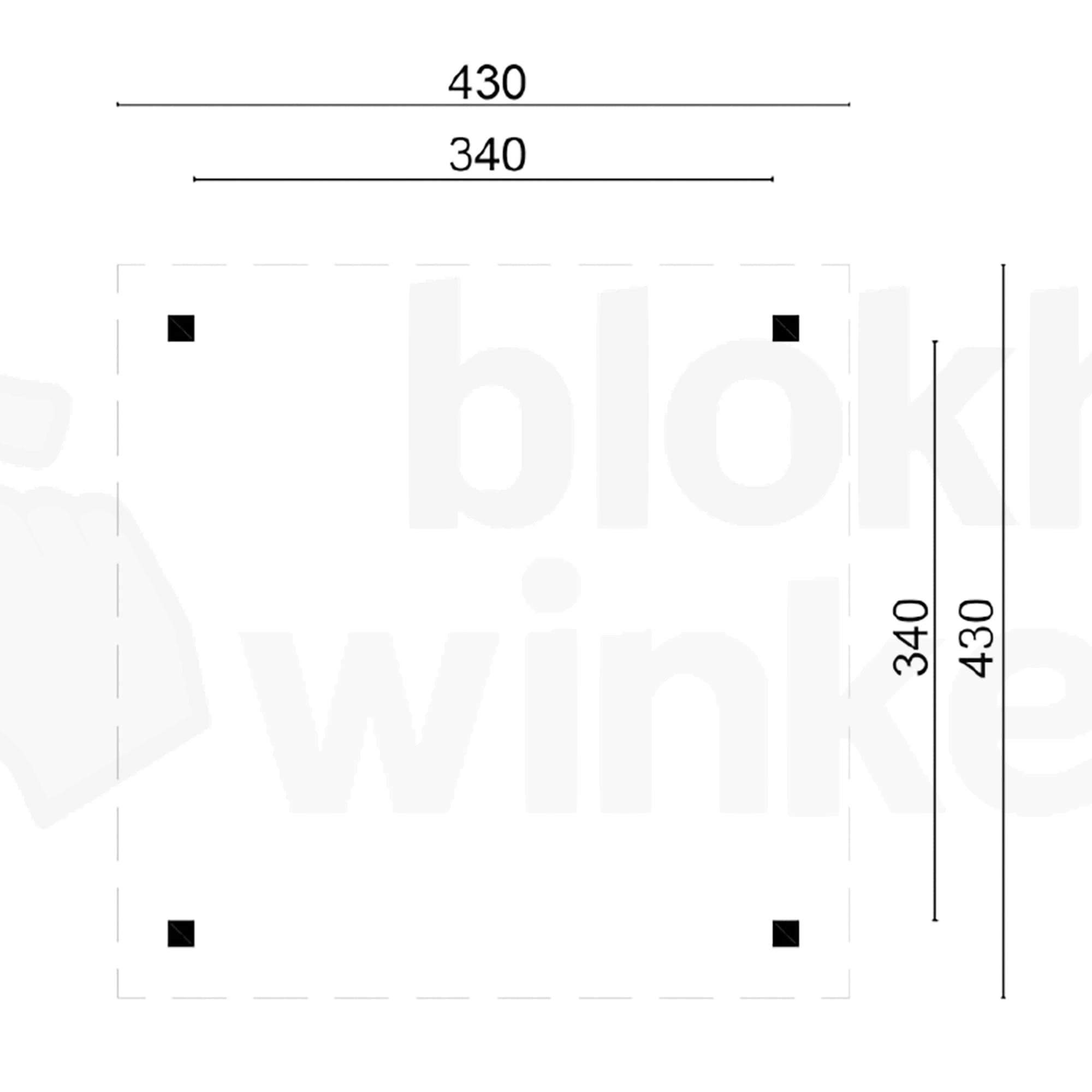 Plattegrond Prieel Obdam | Inclusief shingles, startset en bezorging!
