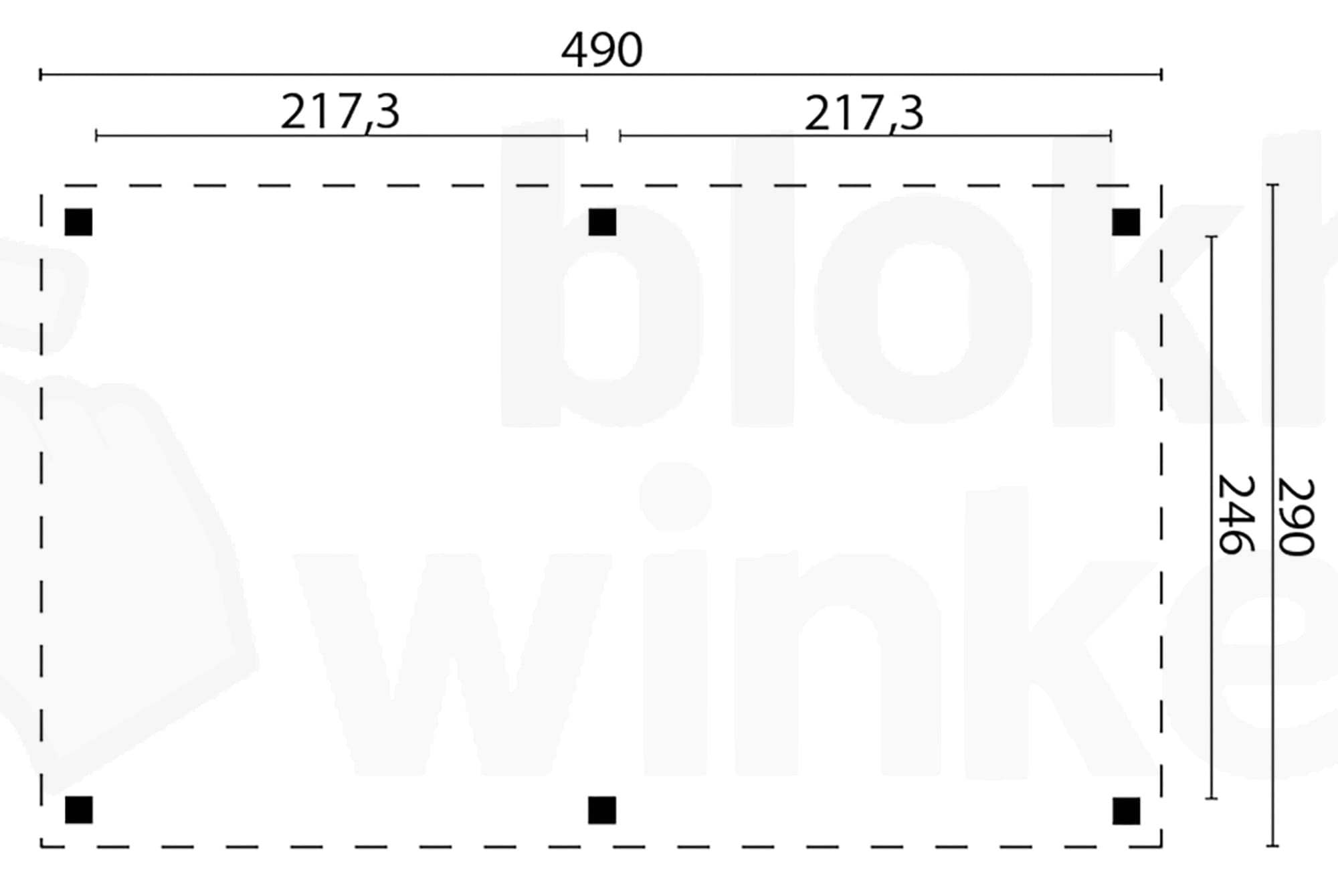 Plattegrond Prieel Grande | Inclusief shingles, startset en bezorging!