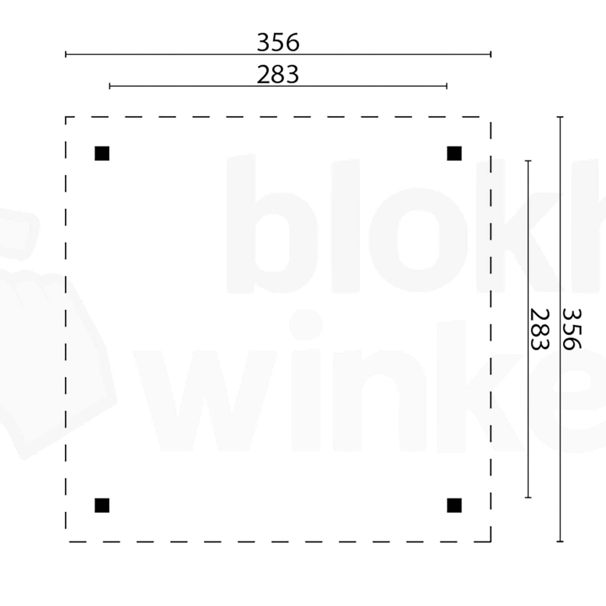 Plattegrond Prieel Modern middel | Inclusief startset en bezorging!