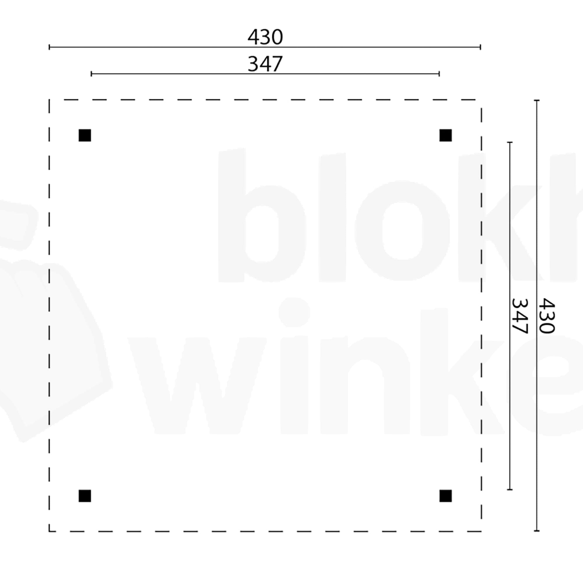 Plattegrond Prieel Syros | Inclusief shingles, startset en bezorging!