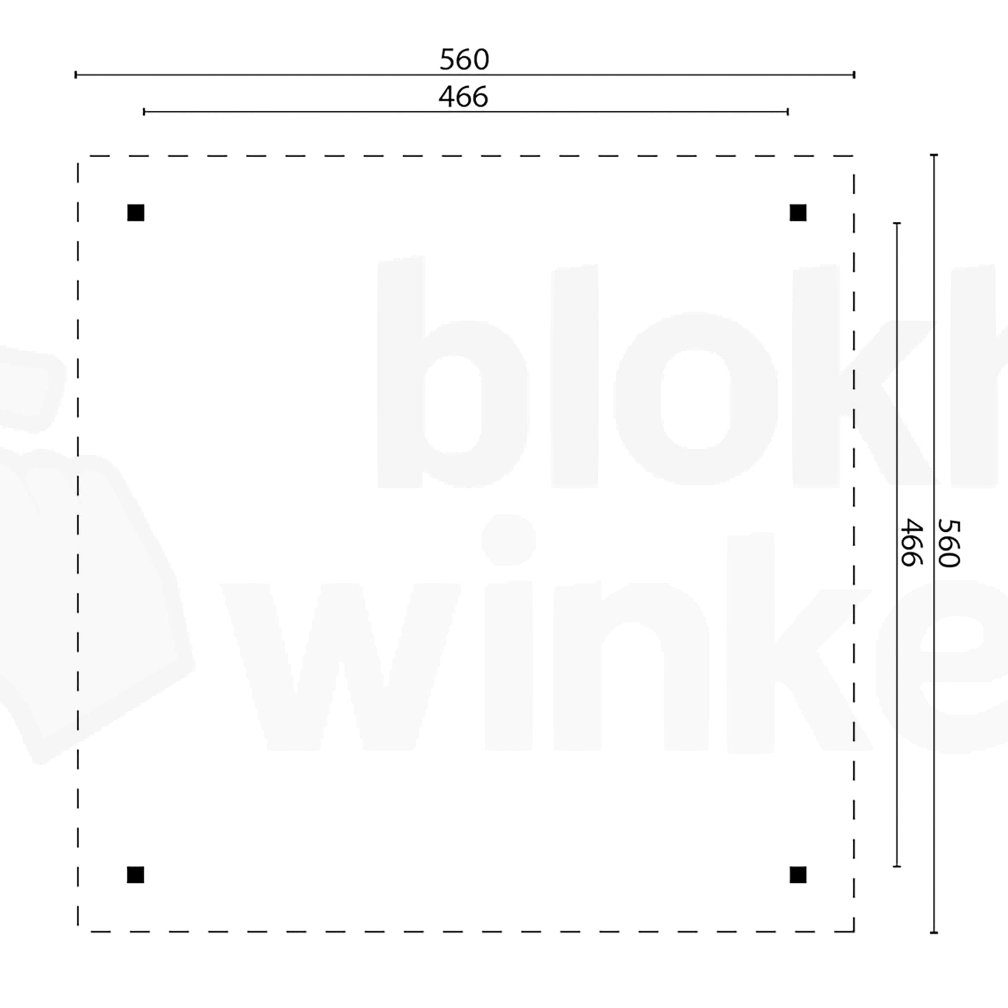 Plattegrond Prieel Rhodos | Inclusief shingles, startset en bezorging!