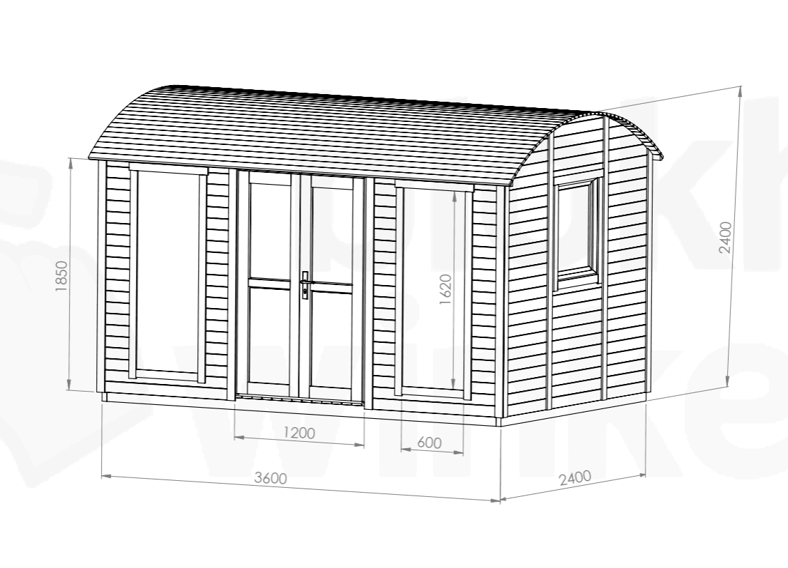 Plattegrond Interflex Pipowagen 360 DIY
