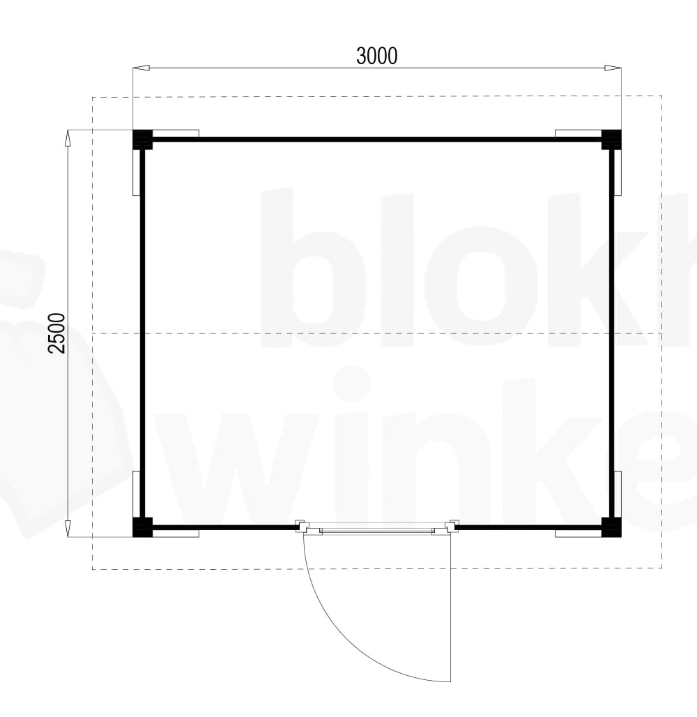 Plattegrond Oregon 300x250