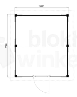 blokhut Oregon 300x350 - Luxhouse - FFOR300350 - 300x350