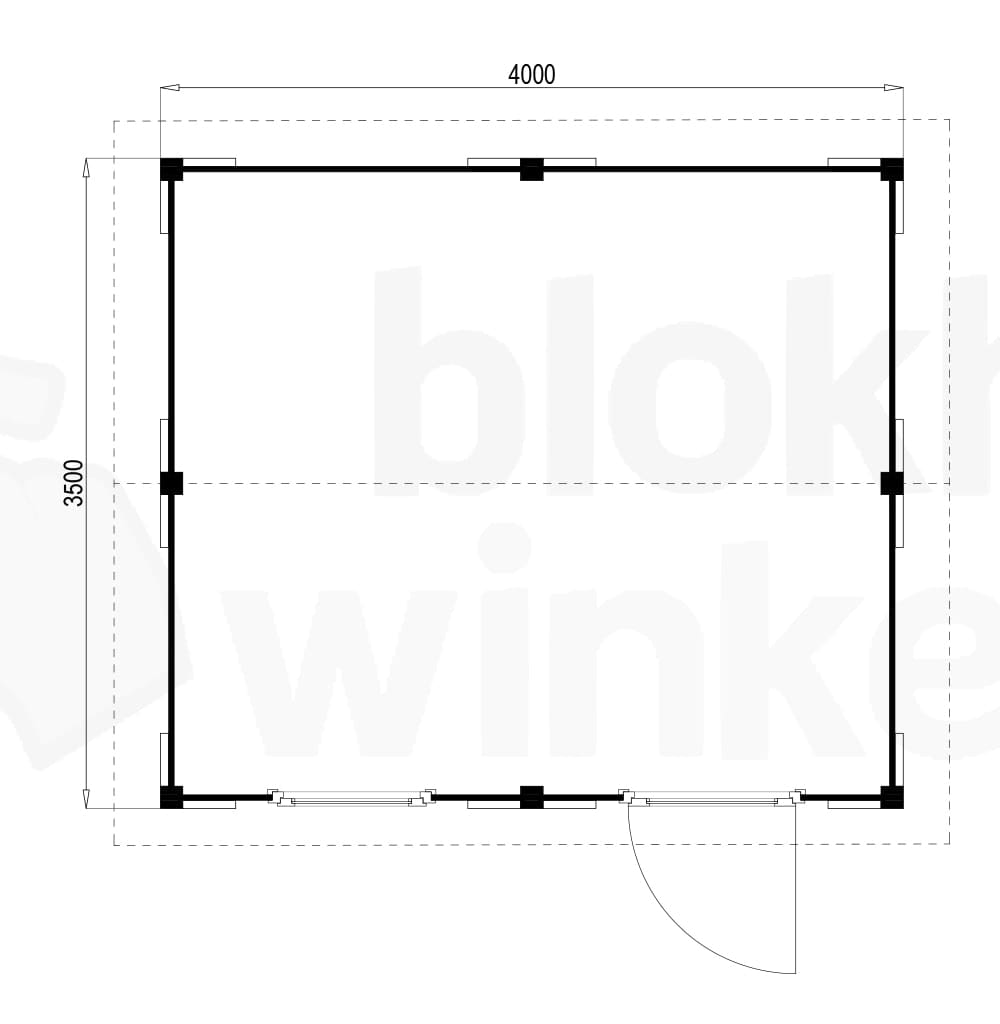Plattegrond Oregon 400x350
