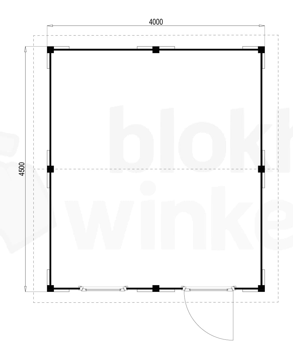 Plattegrond Oregon 400x450