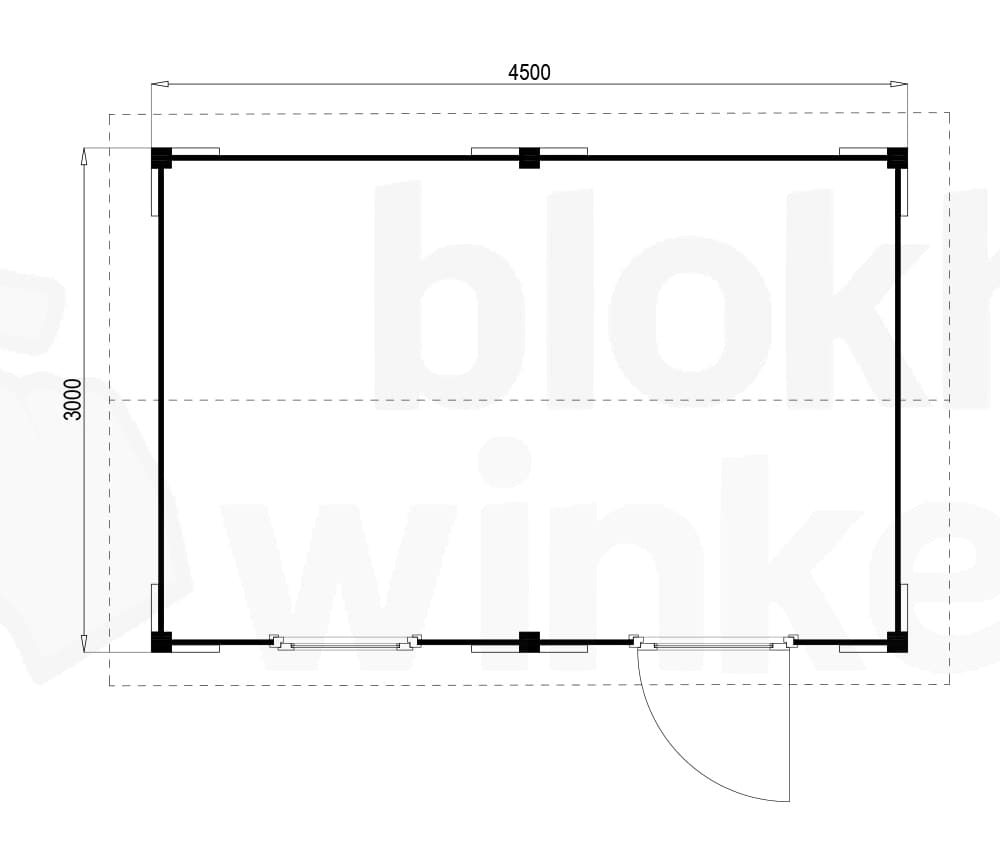 Plattegrond Oregon 450x300