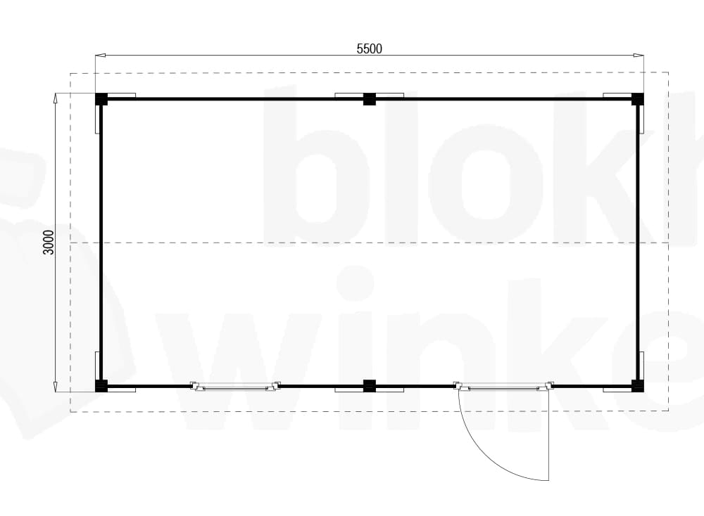 Plattegrond Oregon 550x300