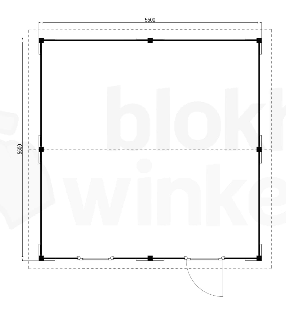 Plattegrond Oregon 550x550
