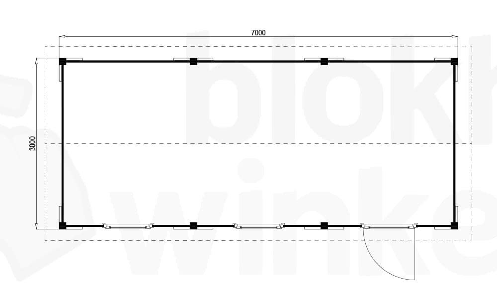 Plattegrond Oregon 700x300 geïmpregneerd