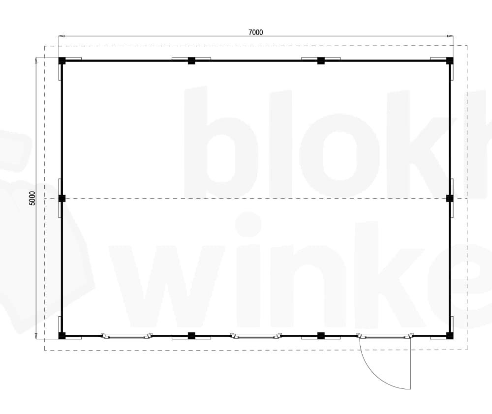 Plattegrond Oregon 700x500