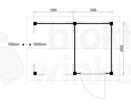 blokhut Oregon Lounge 150x200 - Luxhouse - FFORLO150200 - 150x200