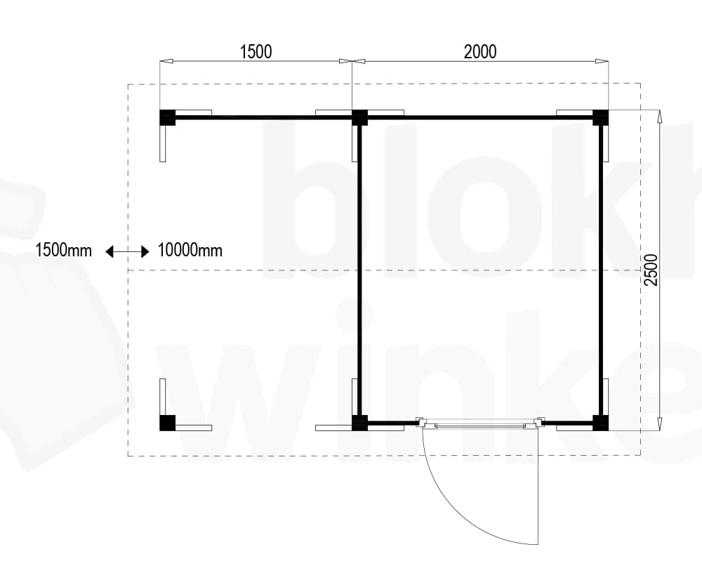 Plattegrond Oregon Lounge 200x250