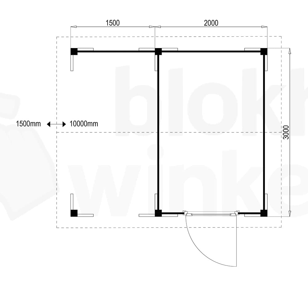 Plattegrond Oregon Lounge 200x300
