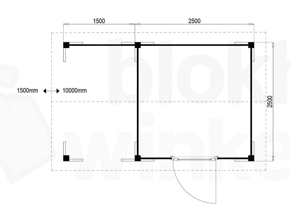 Plattegrond Oregon Lounge 250x250