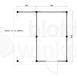 blokhut Oregon Lounge 250x400 - Luxhouse - FFORLO250400 - 250x400