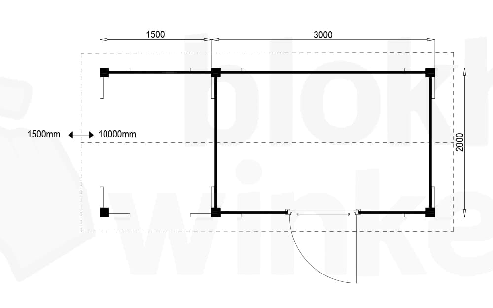 Plattegrond Oregon Lounge 300x200