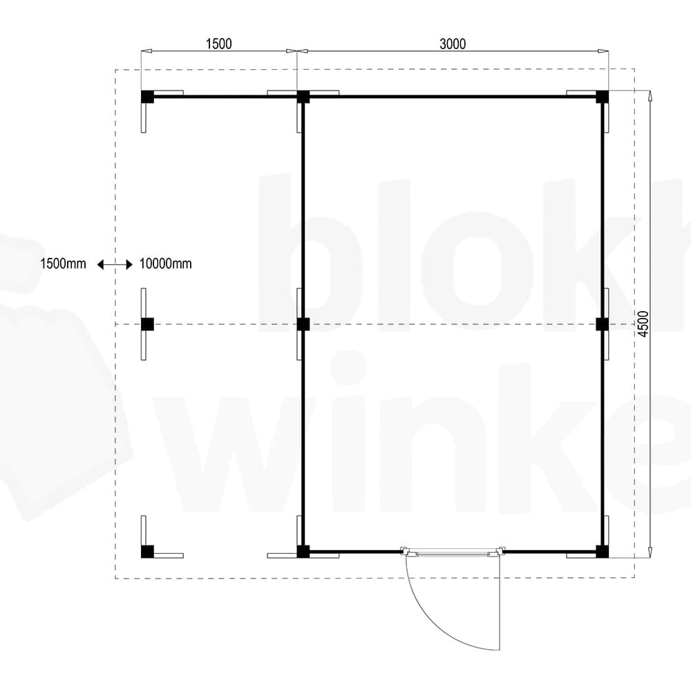 Plattegrond Oregon Lounge 300x450 geïmpregneerd