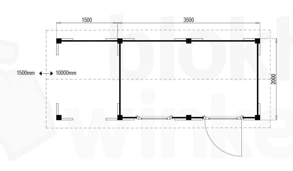 Plattegrond Oregon Lounge 350x200