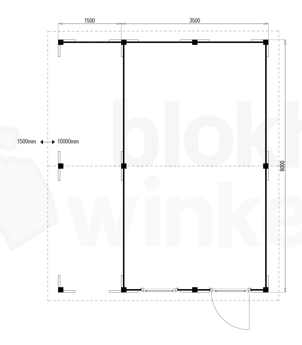 Plattegrond Oregon Lounge 350x600 geïmpregneerd