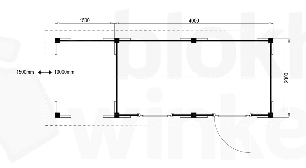 Plattegrond Oregon Lounge 400x200