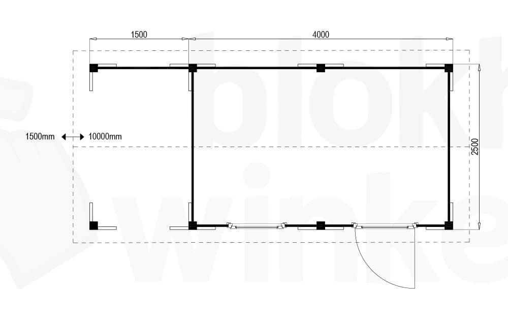 Plattegrond Oregon Lounge 400x250 geïmpregneerd