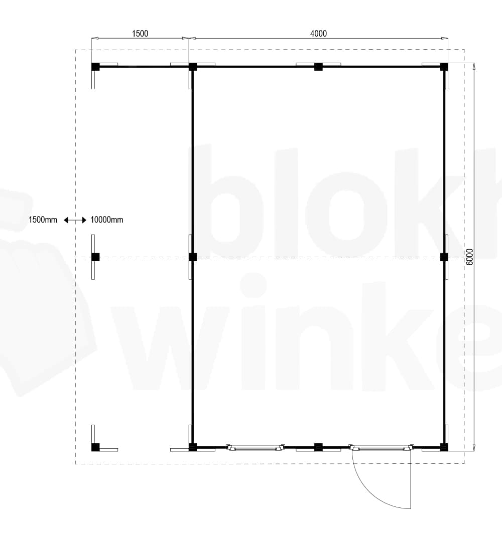 Plattegrond Oregon Lounge 400x600 geïmpregneerd