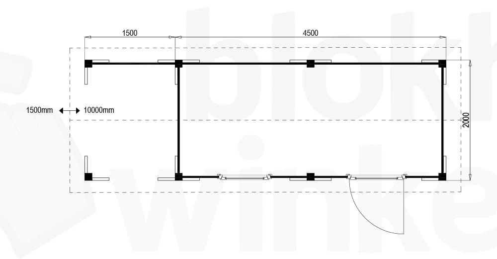 Plattegrond Oregon Lounge 450x200