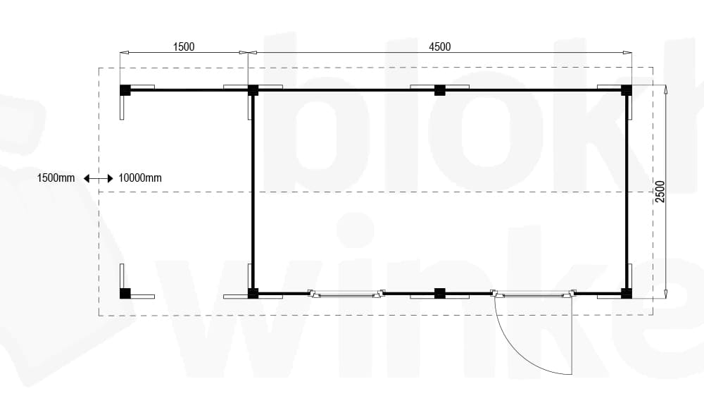 Plattegrond Oregon Lounge 450x250 geïmpregneerd