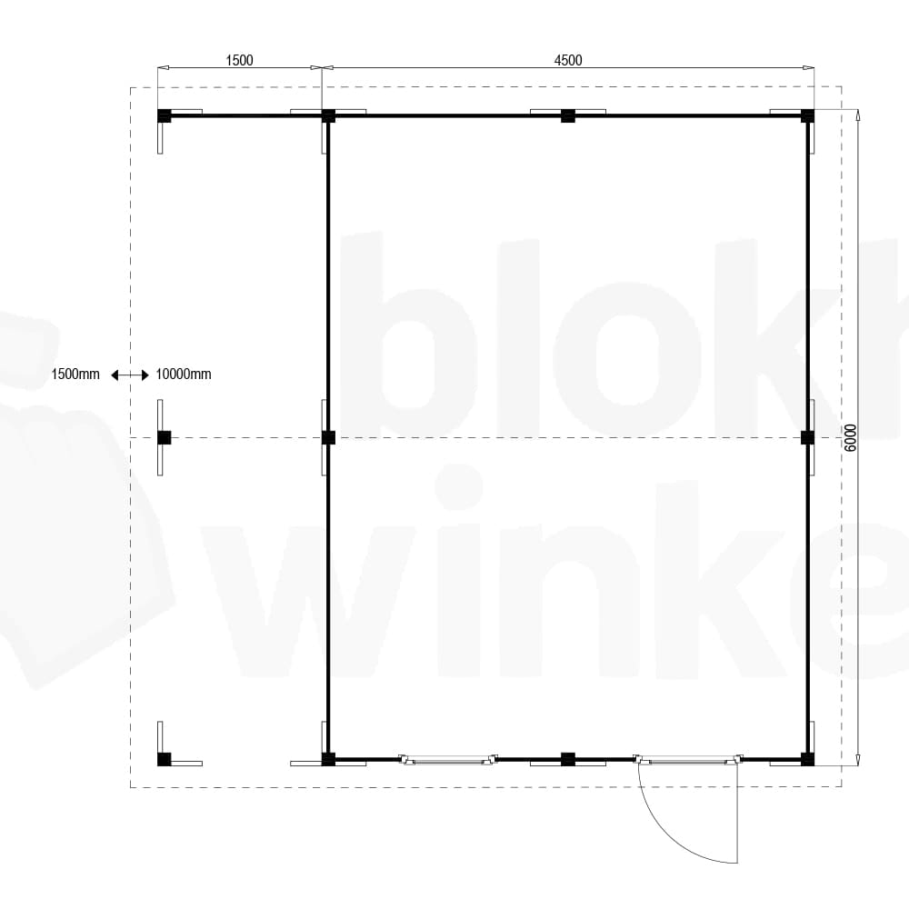 Plattegrond Oregon Lounge 450x600