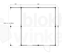 blokhut Oregon Lounge 500x550 - Luxhouse - FFORLO500550 - 500x550