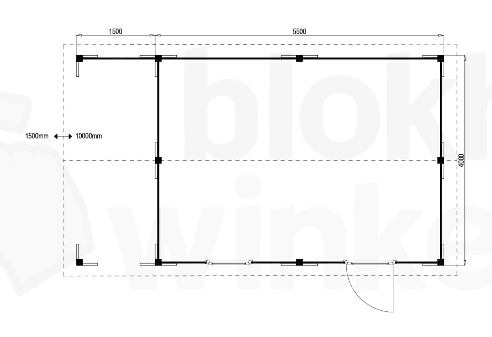 Plattegrond Oregon Lounge 550x400