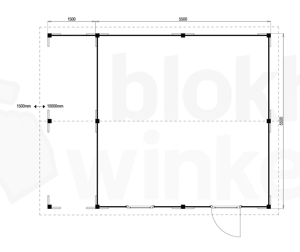 Plattegrond Oregon Lounge 550x550