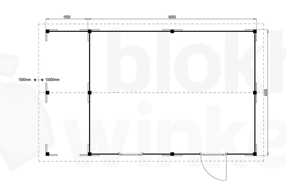 Plattegrond Oregon Lounge 600x450 geïmpregneerd