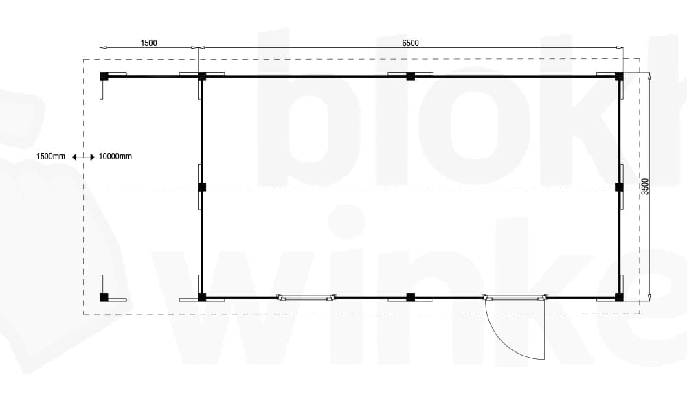Plattegrond Oregon Lounge 650x350