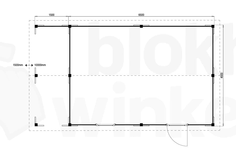 Plattegrond Oregon Lounge 650x450 geïmpregneerd