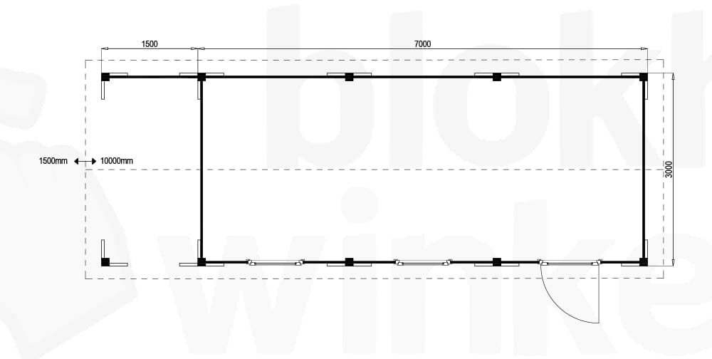 Plattegrond Oregon Lounge 700x300