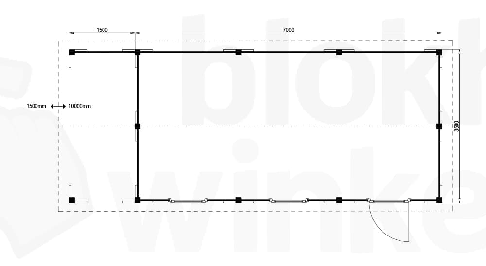 Plattegrond Oregon Lounge 700x350