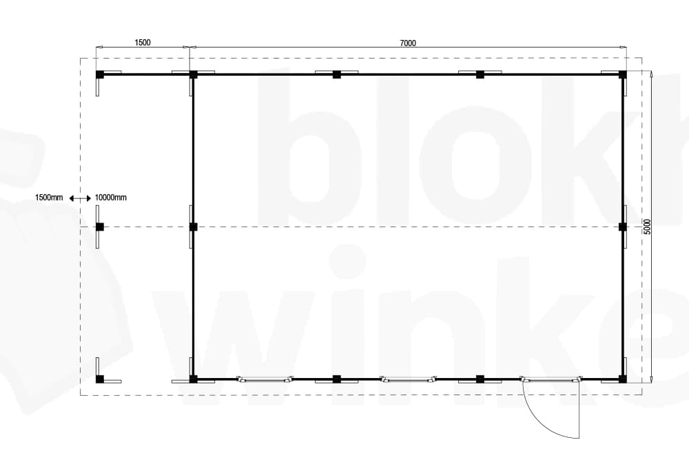 Plattegrond Oregon Lounge 700x500 geïmpregneerd