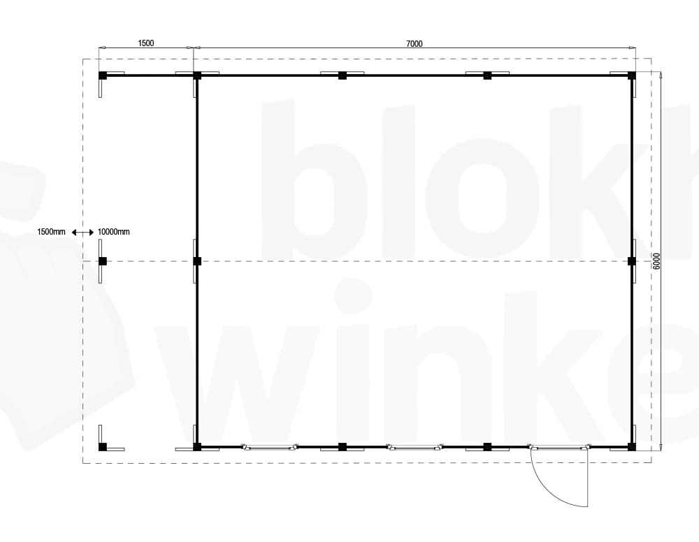 Plattegrond Oregon Lounge 700x600