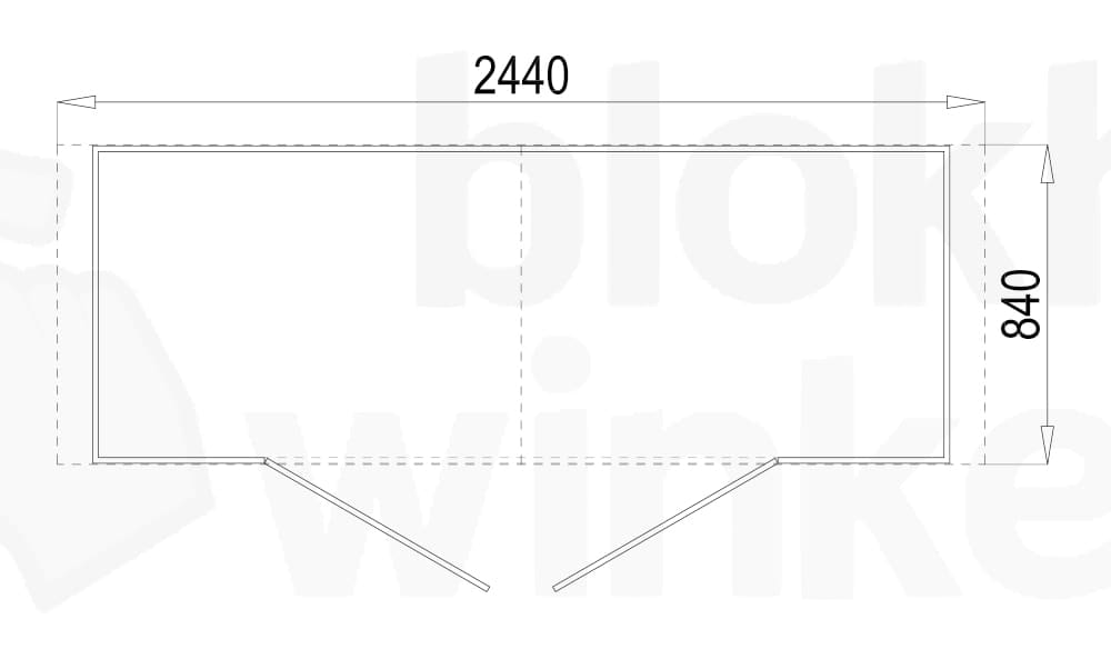 stalen berging Europa 2A - Biohort - 24080 - 244x84