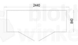 stalen berging Europa 2A - Biohort - 24080 - 244x84