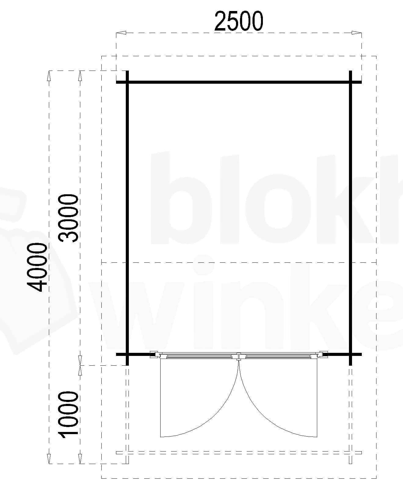 Plattegrond Texas 250x300