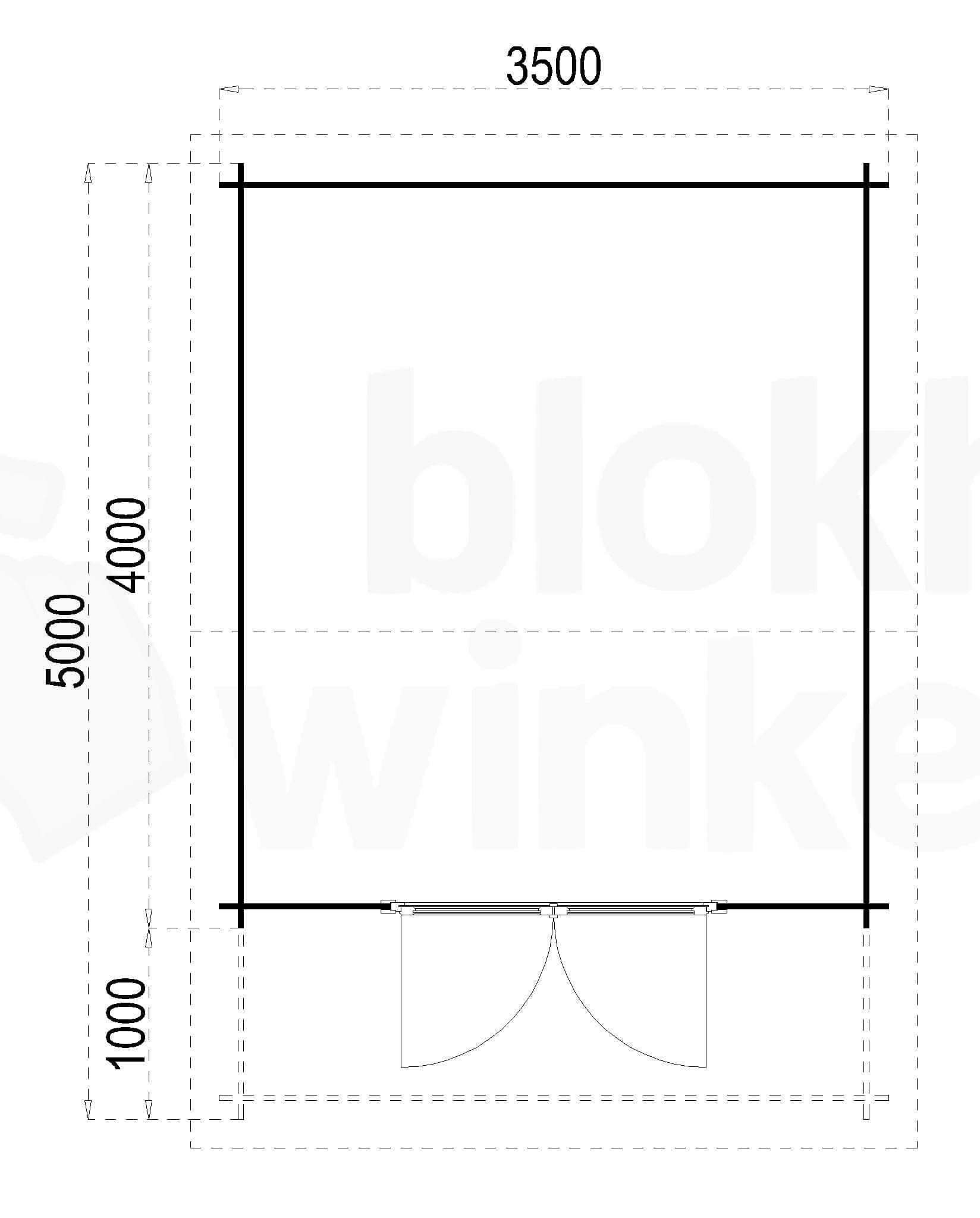 Plattegrond Texas 350x400